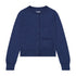 Knit Cardigan with Pocket- Blue