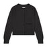 Classic Cardigan W/Pocket- Black
