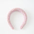Glimmer Tweed Headband - Pink
