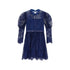Monroe Lace Sleeve Mini Dress - Navy