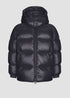 Down Jacket w/ Detach Hood - Blue