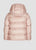 Down Jacket Detach Hood - Bk/Pink