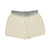 Waffle Knit Shorts- Ecru