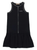 Jersey Dress with Contrast Trim- Black