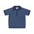 Bi Color Knit Polo - Blue