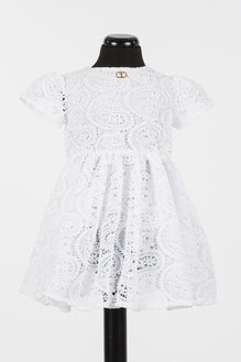 Lace Party Dress - Ice