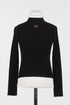 Ribbed Knit Turtleneck/Black