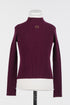 Ribbed Turtleneck/Burgundy