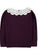 Esprit Romantique Sweater w/ Collar - Aubergine