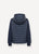 Multi Material Hoodie Jacket - Navy