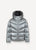 Metallic Puffer Parka with Hood