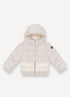 Faux Fur and Puffer Parka Mix - White