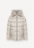 Quilted Parka W Pockets - Cream