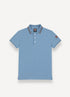 Polo Shirt- Mid Blue