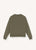 Sweatshirt with Nylon Pocket Motif - Khaki