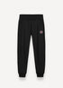 Sweatpants with Colmar Logo Motif - Black