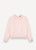 Sweatshirt with Peter Pan Collar - Pink