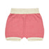 Baby Knit Short- Ecru/Red