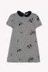 Tweed Embroidered Shift Dress