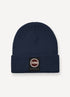 Knit Wool Hat - Dark Blue