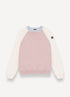 Color Block Knit Sweater - Multi Pink