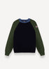 Color Block Knit Sweater - Multi Color