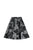 Black Flowers Neoprene Skirt