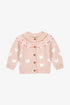 BB Pastel Heart Print Knit Cardigan