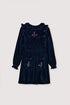 Abril Velour  Dress