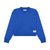 Crewneck Cropped Sweatshirt- Royal