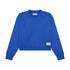 Crewneck Cropped Sweatshirt- Royal