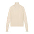 Ribbed Turtleneck - Cream