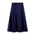 Thin Cord Skirt with Topstitch- Blue