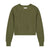 Chunky Knit Crewneck Sweater- Green