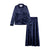 Crushed Velvet Enemble- Navy