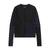 Knit Seamed Sweater- Black