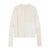Seam Crewneck Sweater- Ivory