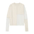 Seam Crewneck Sweater- Ivory