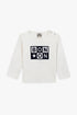 Taxi Logo T-shirt BB - Ecru