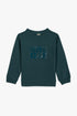 Smile Logo Sweatshirt- Teal