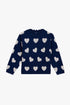 Mila Heart Print Sweater