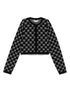 Black Logo Print Cardigan