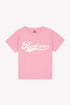 Girl Tubo Tshirt  Bonton Motif - Rose Fiesta