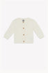 Lilet Coe Heart Print Cardigan - Ecru