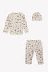 Ens Patio Floral Ribbed Set