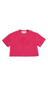 T-Shirt W Logo Fuschia