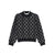 Logo Print  Sweater -black/white
