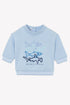 Baby Sweatshirt with Shark Motif