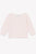 Cardigan with Scalloped Trim- Pale Rose