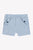 Baby Linen Short- Bleu Grise